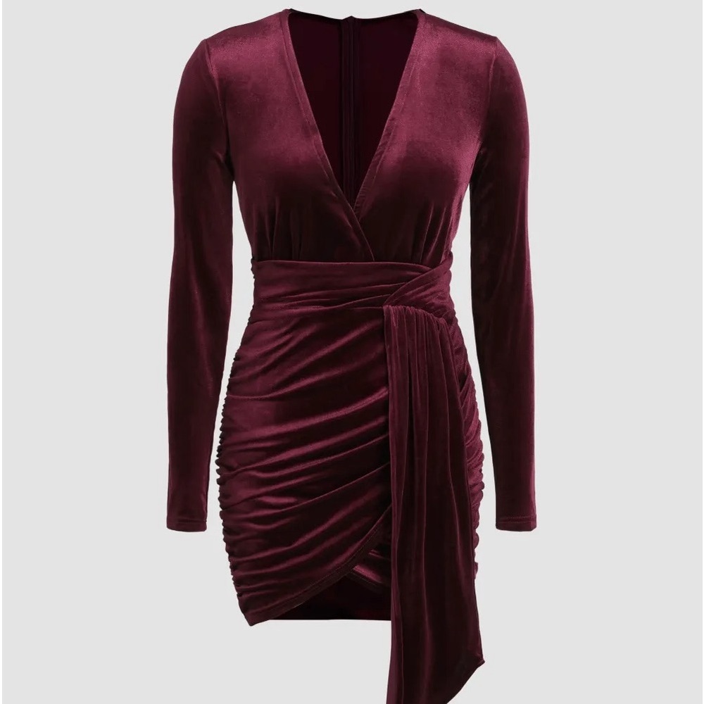 NWT Cider red velvet dress